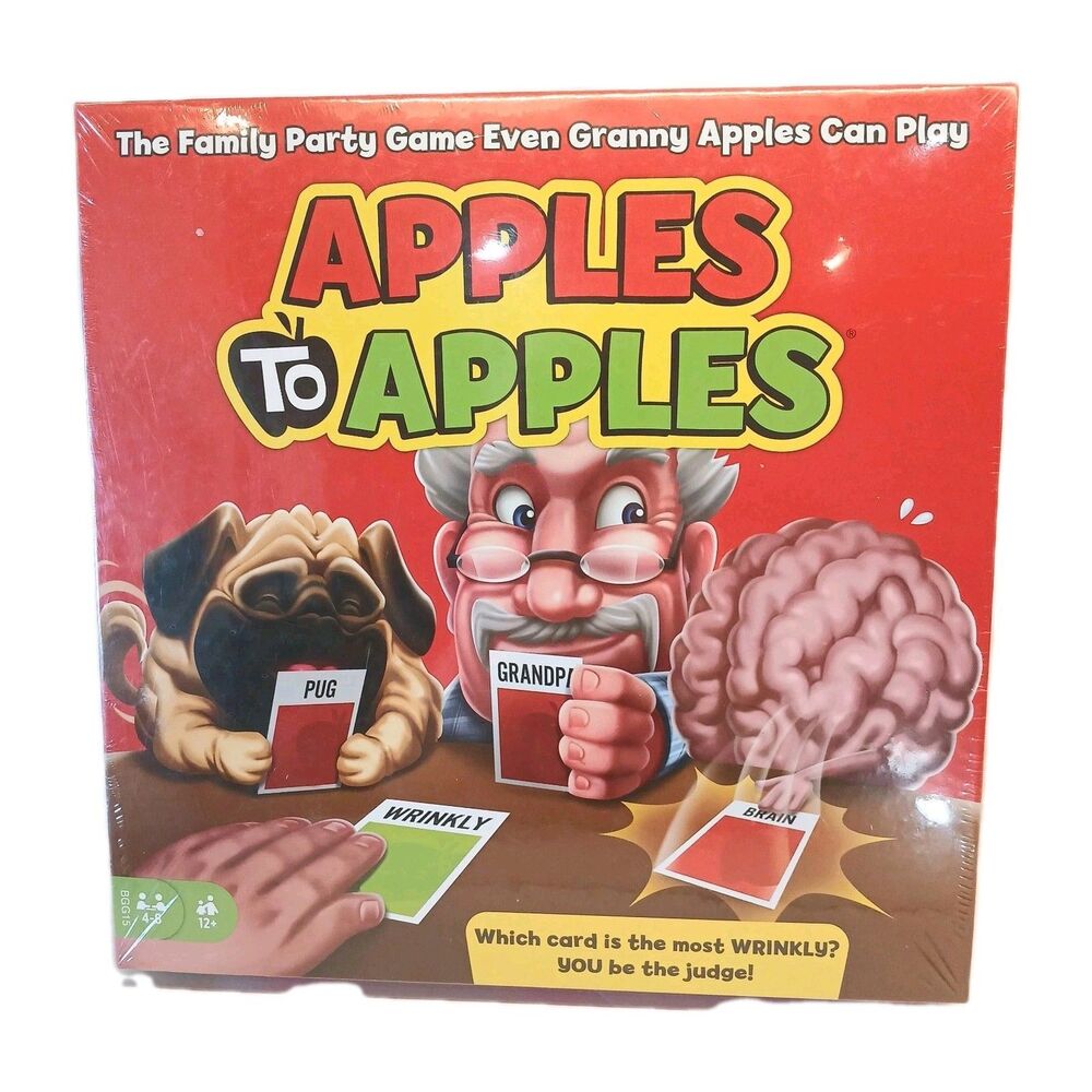 Mattel Games, Apples to Apples, the Family Party Game, Ages 12+, 4-8 Players NIB
